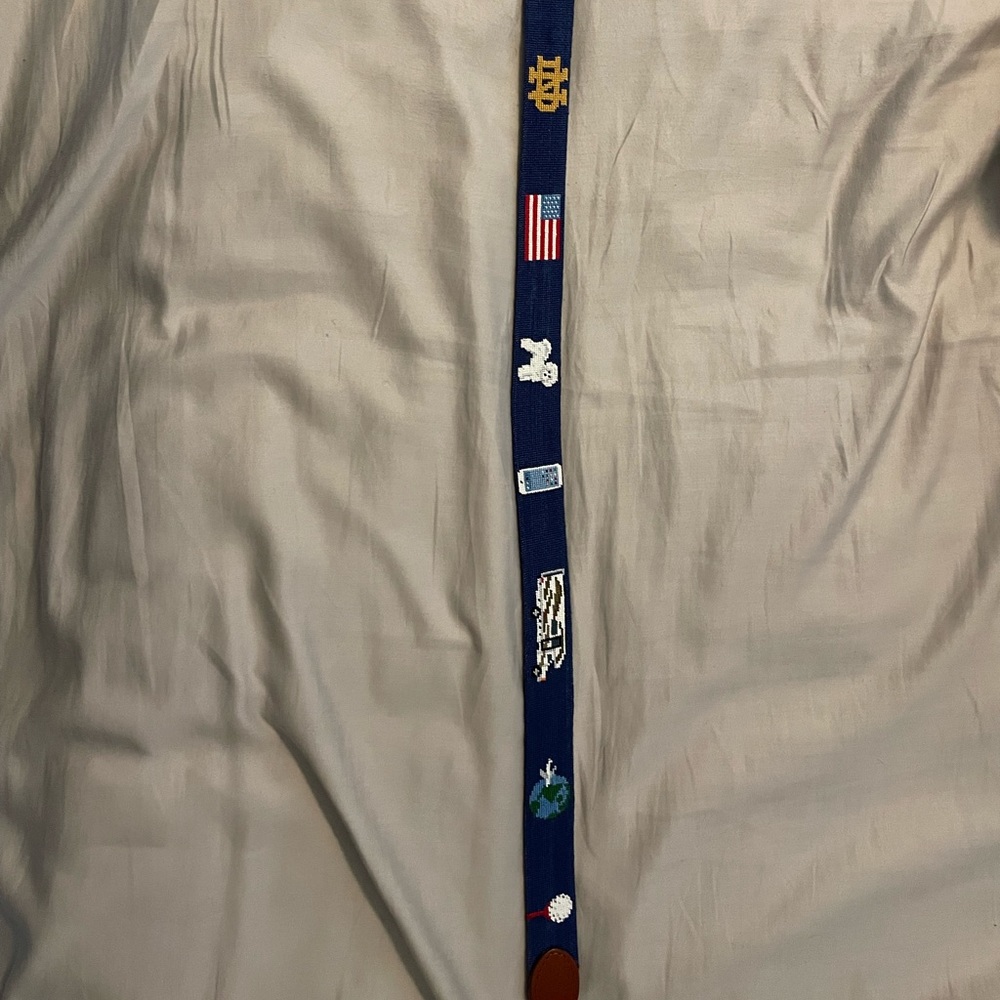 Slathers and Brandon needlepoint Belt size 37